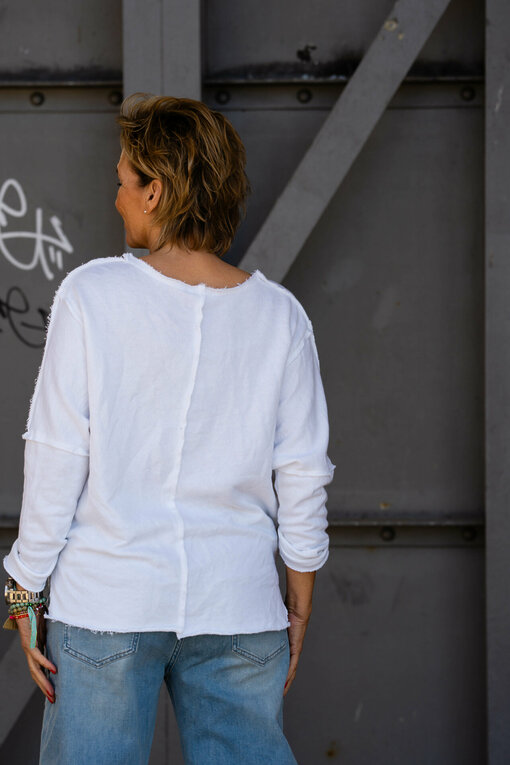 Cooles Sweatshirt "SAMANTHA" weiß (GW13)