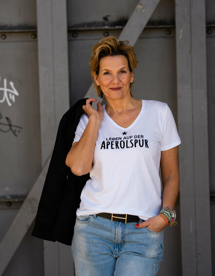 FRAUENSACHE - Statement Shirt  "APEROLSPUR" (ST04)