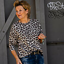 Leo Shirt “JAYDE” (GW19) /Jeans “LEONA” – queen blue (ER06) / Ledergürtel ohne Schließe (UJ01)/ Gürtelschließen (UJ02)