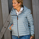 Edle Daunenjacke “ADRIANA” ocean blue solid (MSC15)