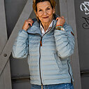 Edle Daunenjacke “ADRIANA” ocean blue solid (MSC15)
