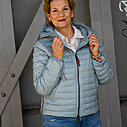 Edle Daunenjacke “ADRIANA” ocean blue solid (MSC15)