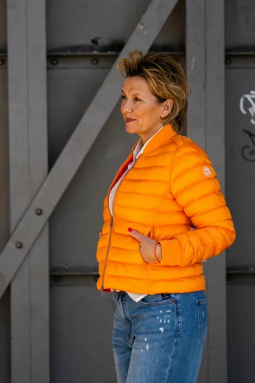 Leichte Steppjacke “VENEDIG” orange (GW221)