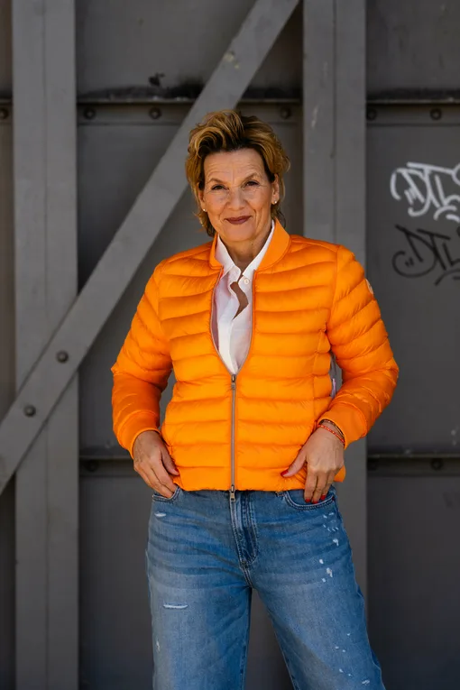 Leichte Steppjacke “VENEDIG” orange (GW221)