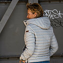 Edle Daunenjacke “ADRIANA” light grey blue (MSC15)