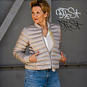 Leichte Steppjacke “VENEDIG” taupe (GW221)