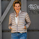 Leichte Steppjacke “VENEDIG” taupe (GW221)