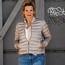Leichte Steppjacke “VENEDIG” taupe (GW221)