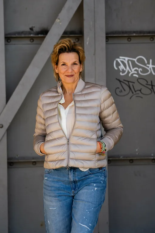 Leichte Steppjacke “VENEDIG” taupe (GW221)