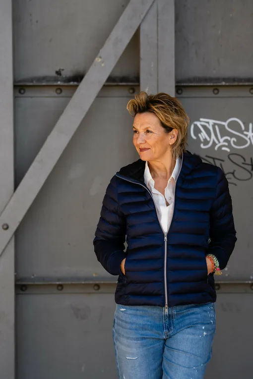 Leichte Steppjacke “NEAPEL” navy black (GW220)