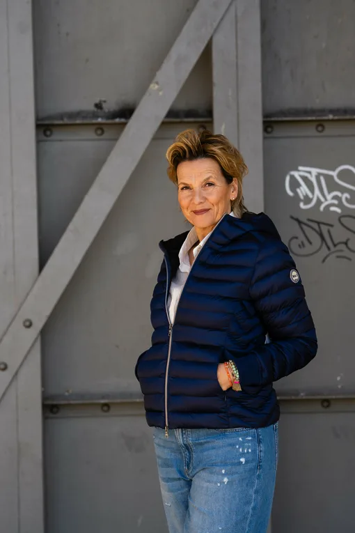 Leichte Steppjacke “NEAPEL” navy black (GW220)