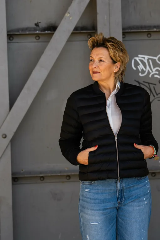 Leichte Steppjacke “VENEDIG” black (GW221)