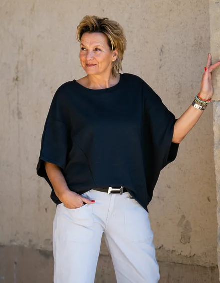 ELIAS RUMELIS - Kurzarm Sweater "NUCCIA" (ER70)