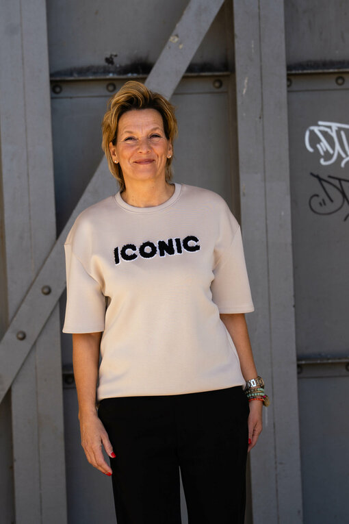 Shirt “ICONIC” beige (GW17)