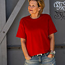 Trendiges Shirt “STINELLA” flame red (HL18)