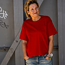 Trendiges Shirt “STINELLA” flame red (HL18)
