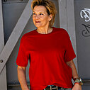 Trendiges Shirt “STINELLA” flame red (HL18)