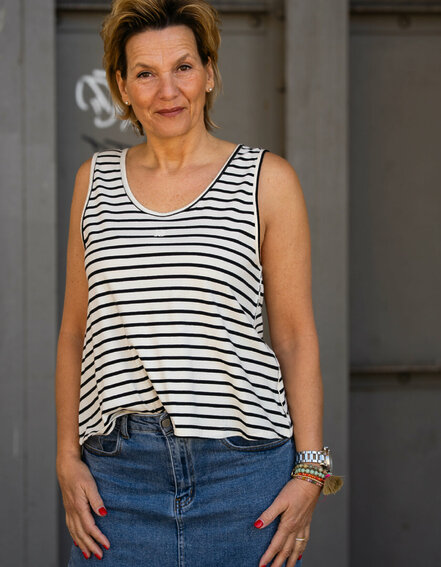 10DAYS - Gestreiftes Tanktop "LUISA" (10D24)