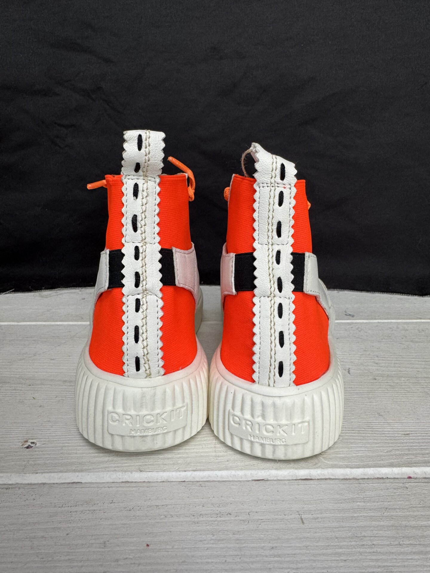 High Sneaker “OLISA” weiß/neon orange (CR13)