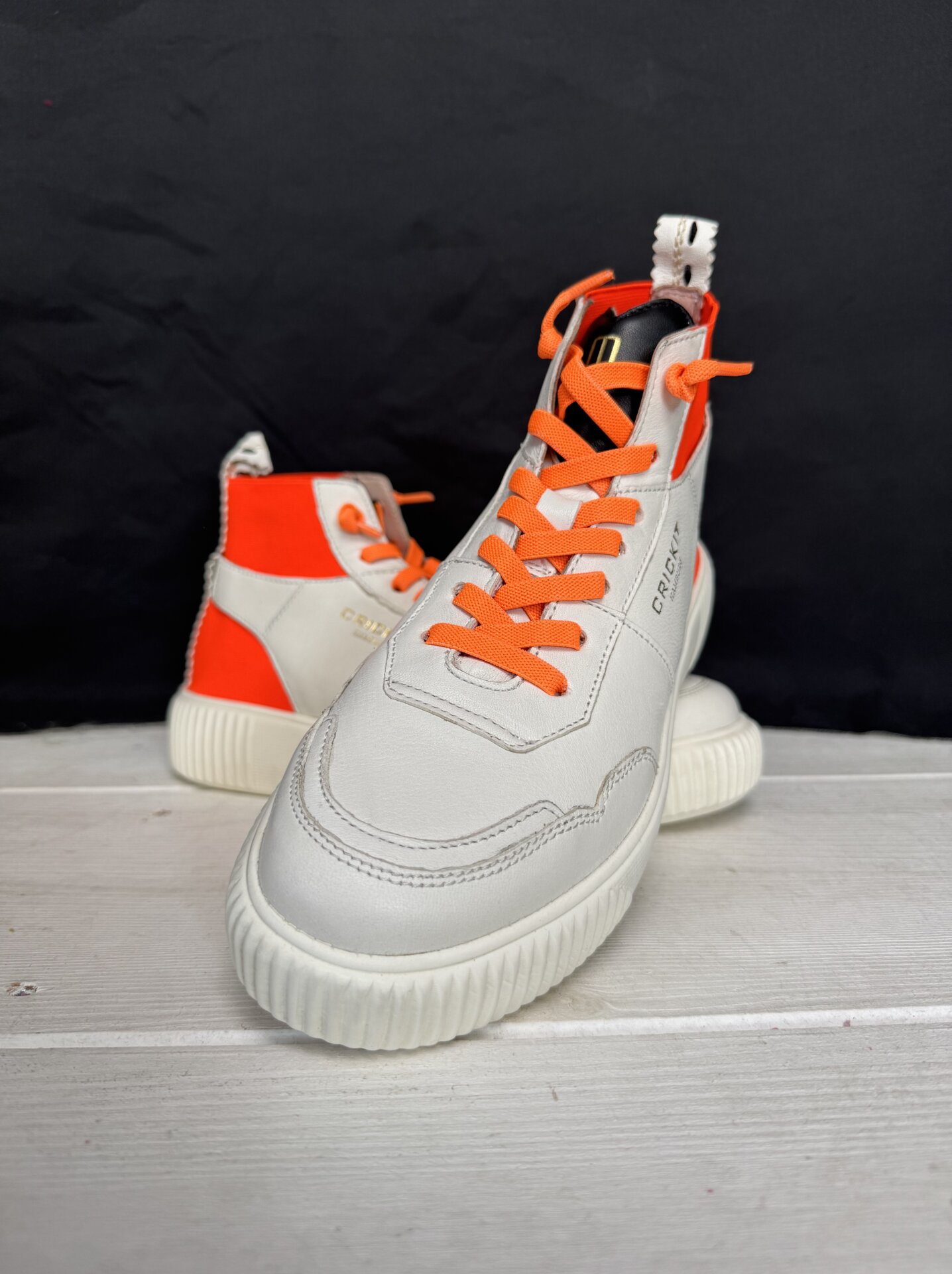 High Sneaker “OLISA” weiß/neon orange (CR13)