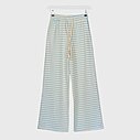 Trendige Streifenhose “LILO” hellblau/creme (H14)
