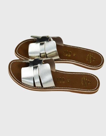 HERRLICHER - Pantolette "THE ITALIAN" - silver (HL08)