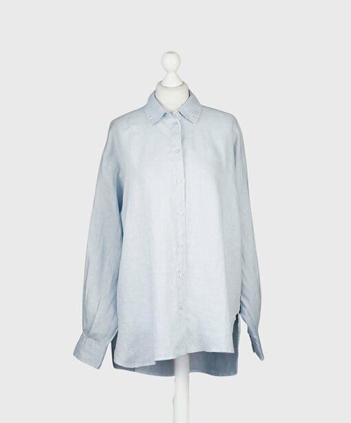Lockeres Leinenhemd “AMIKA” rain (HL13)