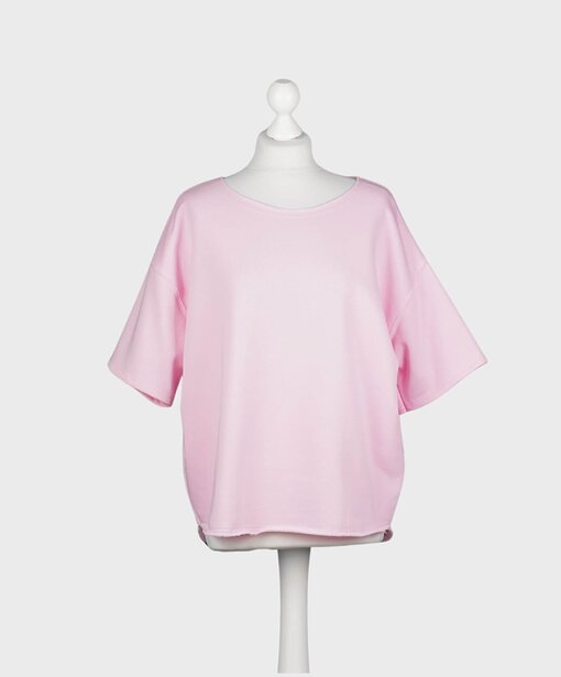 Kurzarm Sweater “WENDY” rosa (GW20)