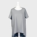 Basic – Kurzarmshirt “GERALDINE” grau (BA46)