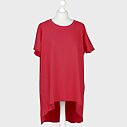 Basic – Kurzarmshirt “GERALDINE” rot (BA46)