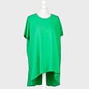 Basic – Kurzarmshirt “GERALDINE” grasgrün (BA46)