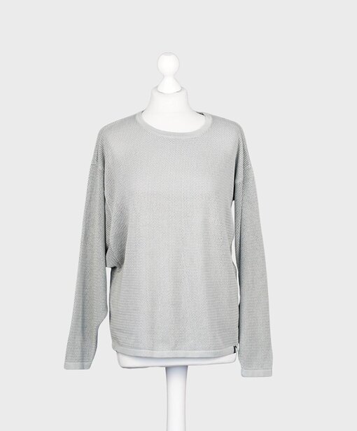 Pulli in Lockstrickoptik “LYDIA” aloe (ER02)