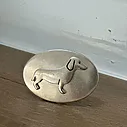 Gürtelschließen DACKEL silver (UJ02)