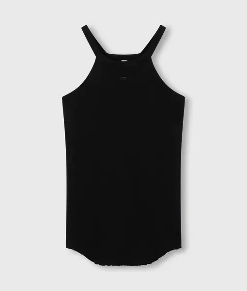 Halterneck Top “OLIVA” black (10D62)