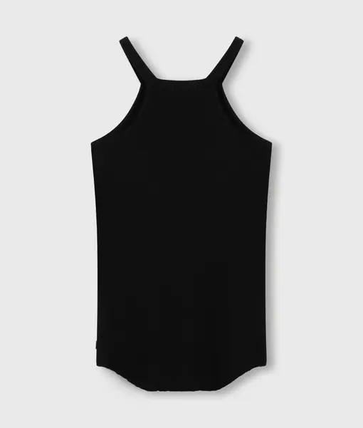 Halterneck Top “OLIVA” black (10D62)