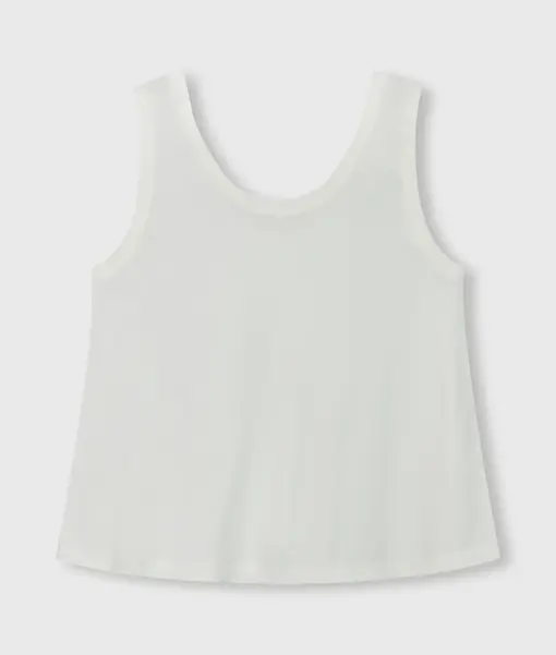 Hochwertiges Tank Top “ALIMA” ecru (10D39)
