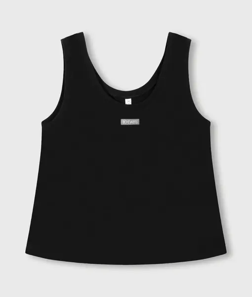 Hochwertiges Tank Top “ALIMA” black (10D39)