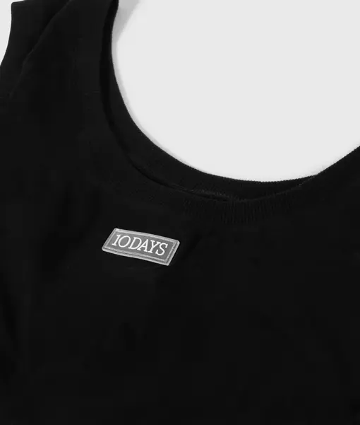 Hochwertiges Tank Top “ALIMA” black (10D39)