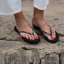 Coole Flip Flops “KATHERINE” black (IJ02)