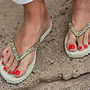 Coole Flip Flops “KATHERINE” moss (IJ02)