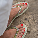 Coole Flip Flops “KATHERINE” moss (IJ02)