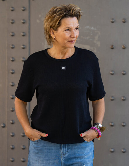 10DAYS - Shirt aus halbtransparentem Mesh "PALINA" (10D31)