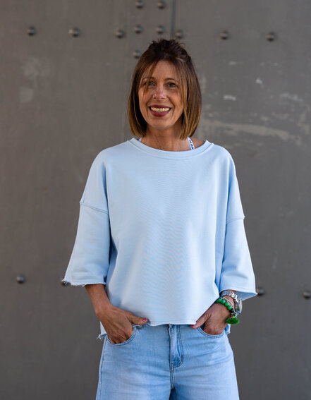 FRAUENSACHE - Kurzarm Sweater "NOOR" (GW26)