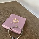 Perlenarmband “DROPS GREY” (SSK86)