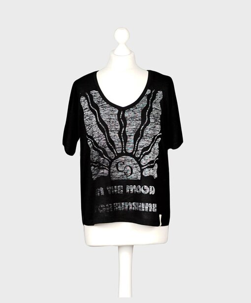 COTTON CANDY -Lässiges Shirt “KARIAN” black (CC10)