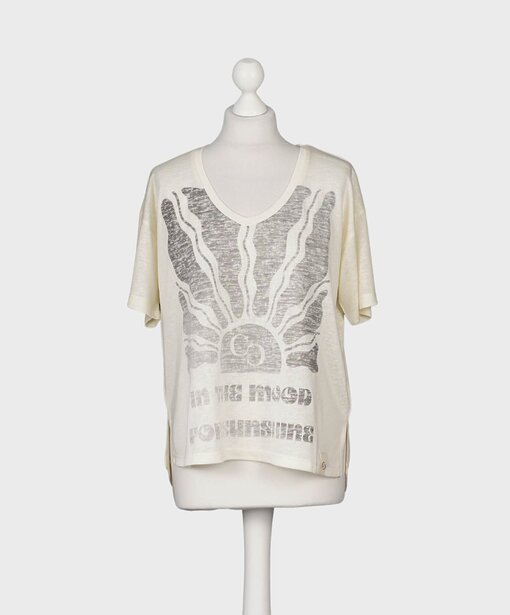 COTTON CANDY -Lässiges Shirt “KARIAN” offwhite (CC10)