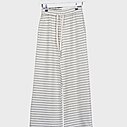 Trendige Streifenhose “LILO” grau/creme (H14)