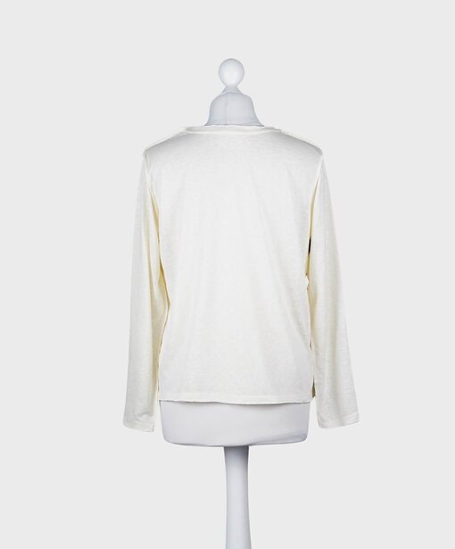 Feines Langarmshirt “NIAN” offwhite (CC08)