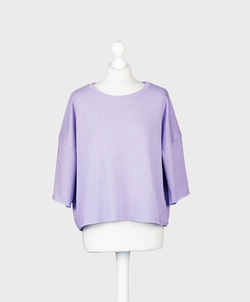 Kurzarm Sweater “NOOR” lila (GW26)