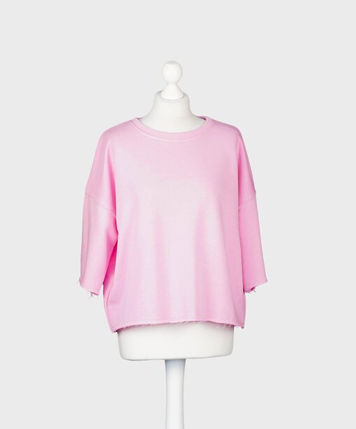 Kurzarm Sweater “NOOR” rosa (GW26)